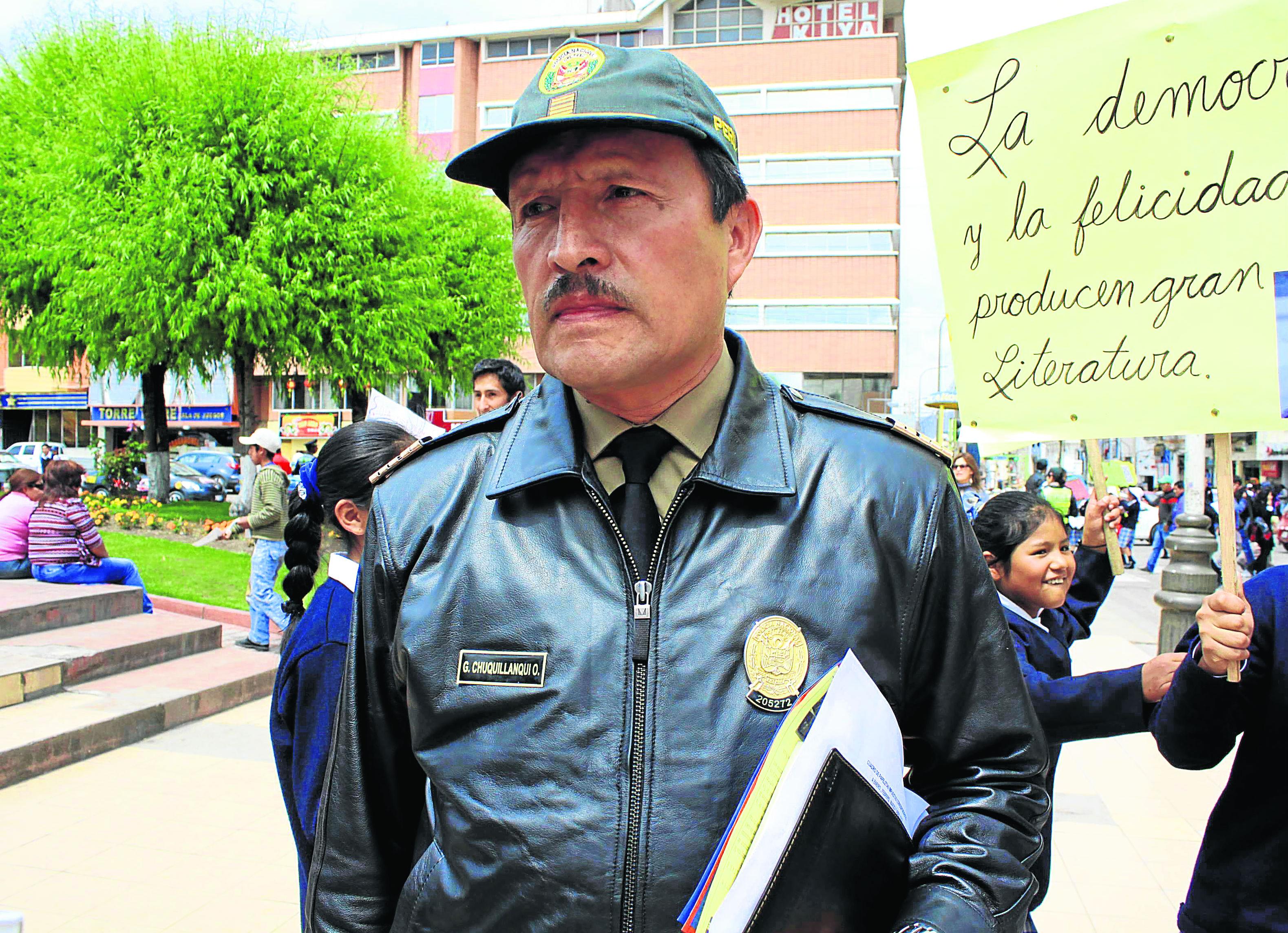 ​Pasan al retiro a 4 jefes policiales en Huancayo