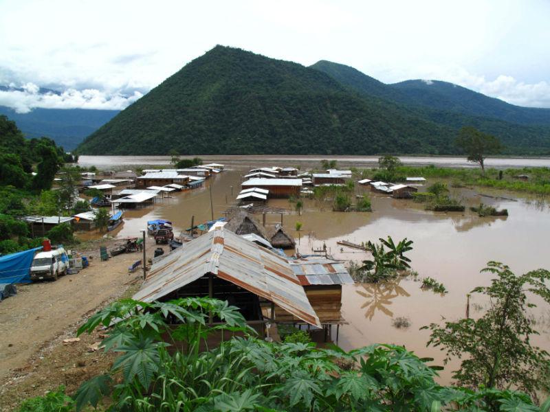 Satipo: Puerto Remolino y viviendas aledañas fueron inundadas