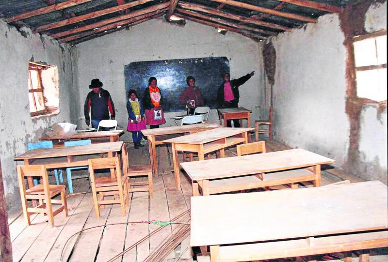 30% de colegios estatales están en pésimo estado