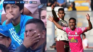 Hincha de Cristal es captado “durmiéndose” en pleno partido ante Universitario de Deportes | FOTO