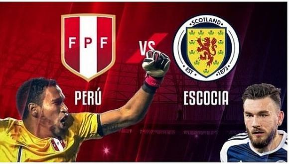 Selección peruana comete error en afiche sobre partidos contra Escocia (FOTO y VIDEO)
