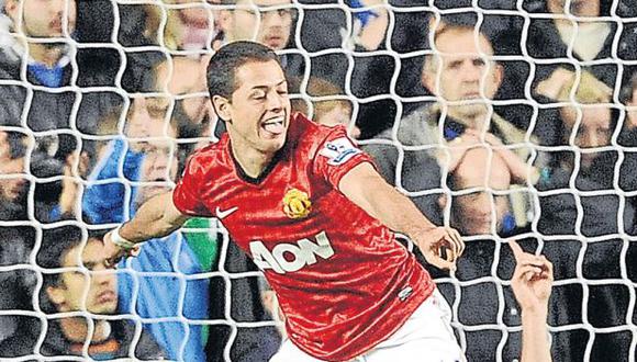Javier Hernández estaría dispuesto a jugar otra vez por Manchester United. (Foto: EFE)