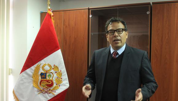Miguel Ángel Villalobos, presidente de la Junta Superior de Fiscales de Junín
