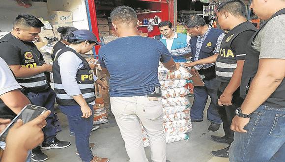 Policía Fiscal evita que se venda en Piura  69 mil kilos de sal no apta para consumo