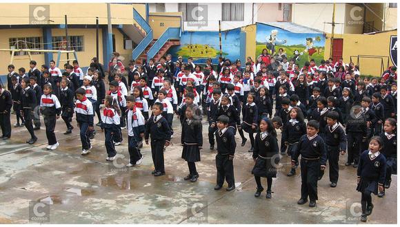 Huancayo: ​Prohibirán las ceremonias escolares para no exponer a alumnos a rayos del sol
