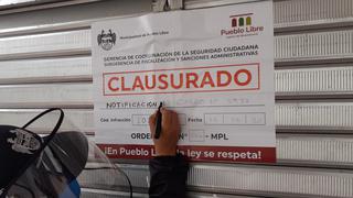 Municipalidad de Pueblo Libre clausura panaderías por funcionar en condiciones insalubres (FOTOS)