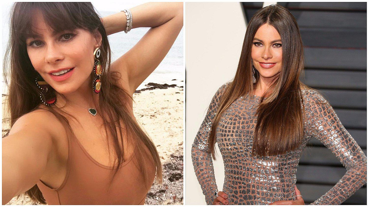 Sofía Vergara impacta al posar en topless a sus 45 años (FOTO)