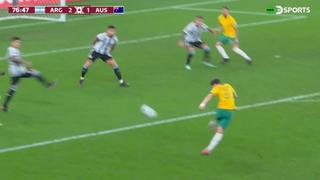 Descontó Australia: autogol para el 2-1 ante Argentina en el Mundial (VIDEO)