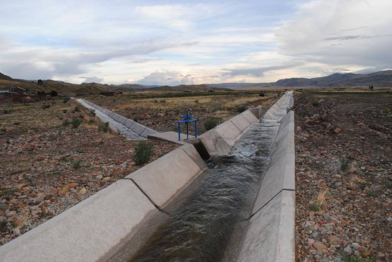 Destinan 83 millones de soles para irrigaciones 