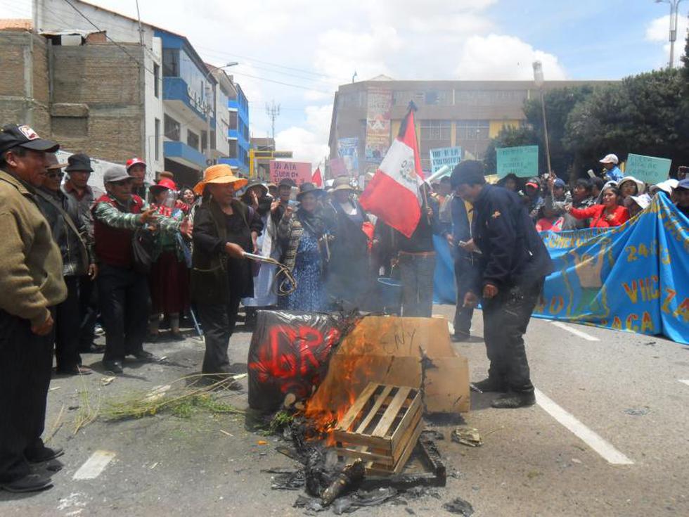 Juliaca ingresó al cuarto día de huelga