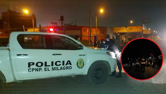 El occiso fue identificado como Santos Ángel Flores Castillo, quien fue encontrado a un kilómetro del óvalo El Milagro, en el distrito de Huanchaco.