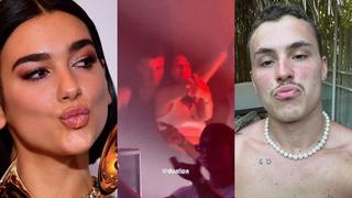 Dua Lipa y actor de serie ‘Élite’ son grabados bailando pegaditos en discoteca de Madrid (VIDEO)