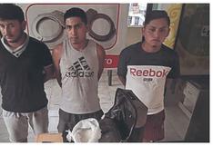 Intervienen a tres hombres con medio kilo de Pasta Básica de Cocaína en El Porvenir 