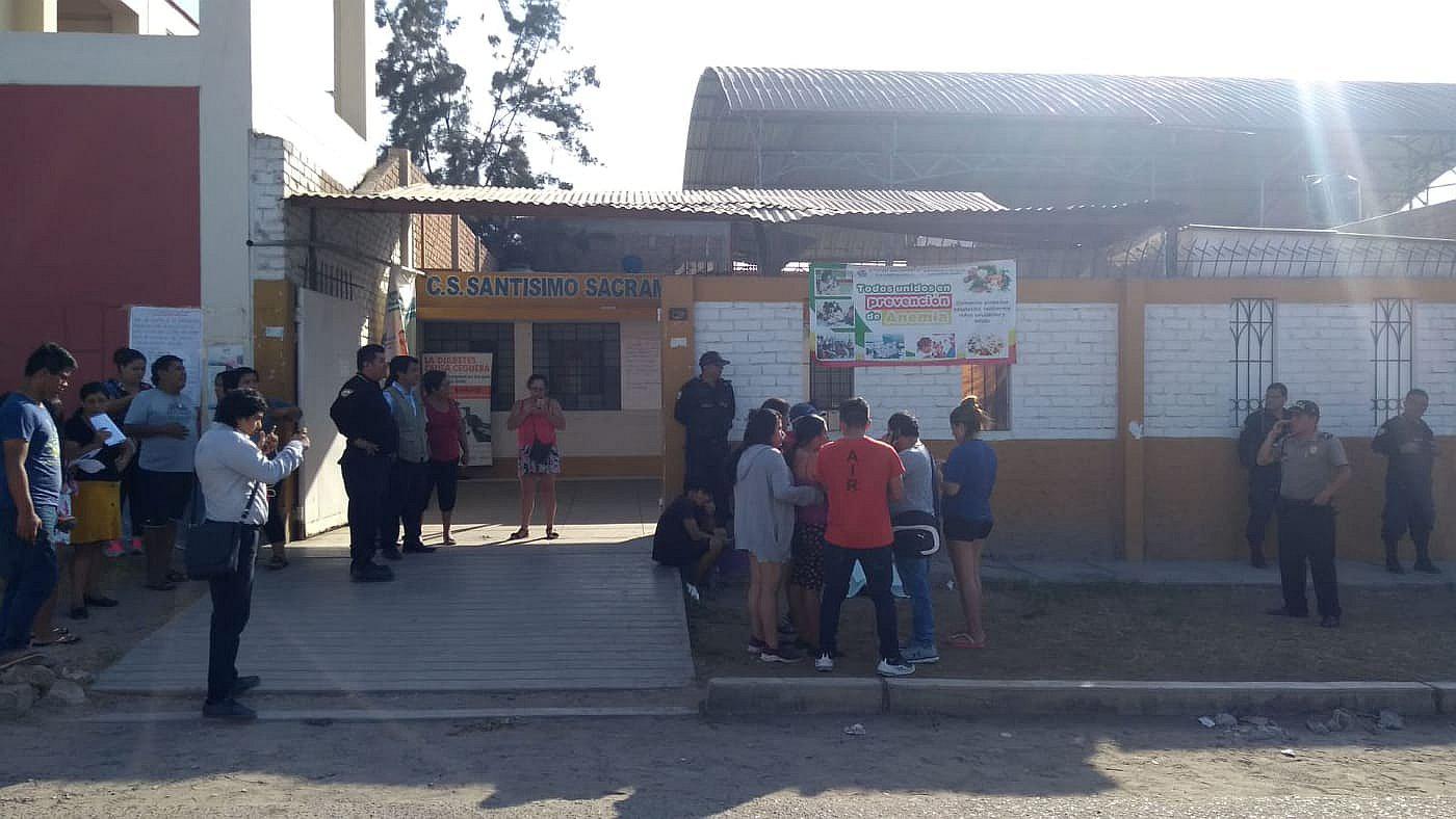 Madre de familia fallece mientras hacía cola para ser atendida en centro de salud