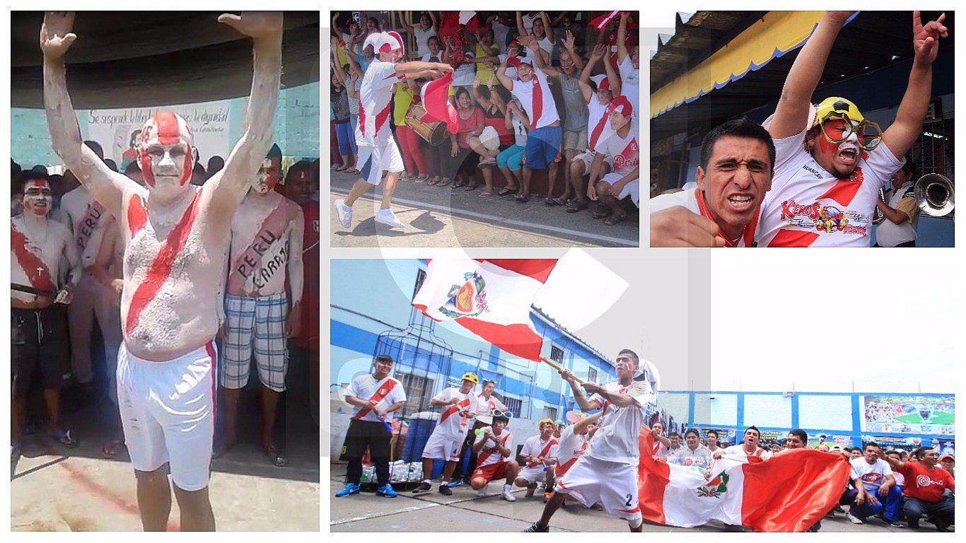 Junín: Así alientan internos de penales a la selección peruana (VIDEO)