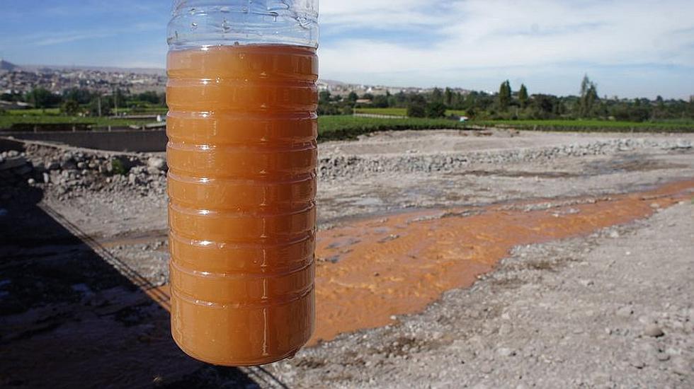 Preocupación de agricultores por cambio de color del río Huaracane