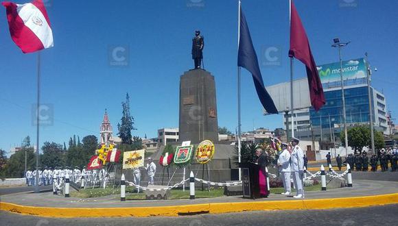 Combate de Angamos: Arequipa rinde homenaje al Almirante Miguel Grau