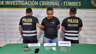 Tumbes: Intervienen a presunto vendedor de droga en el distrito de Aguas Verdes 