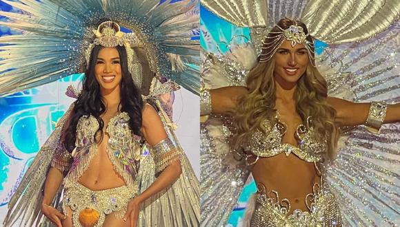 Alessia Rovegno y las otras finalistas del Miss Perú Universo desfilaron en traje típico como parte del certamen. (Foto: @missperuofficial).