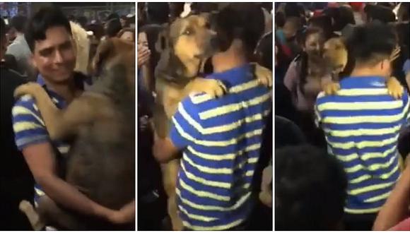 Joven acude a concierto de Tony Rosado y lleva a su mascota como pareja de baile (VIDEO)