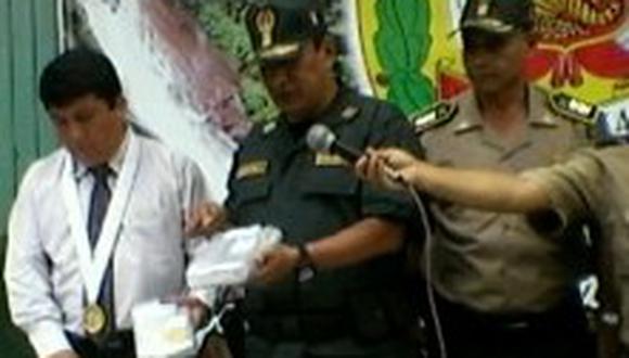 Policía detiene a chofer transportando 65 kilos de cocaína