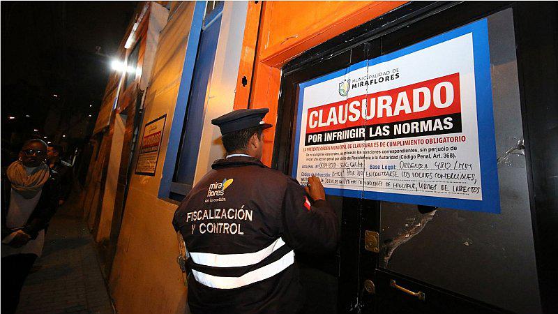 Miraflores: estos son los locales clausurados en la Calle de las Pizzas