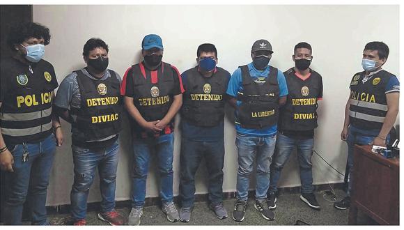 Cinco presuntos ladrones son atrapados por robos al paso en Trujillo 