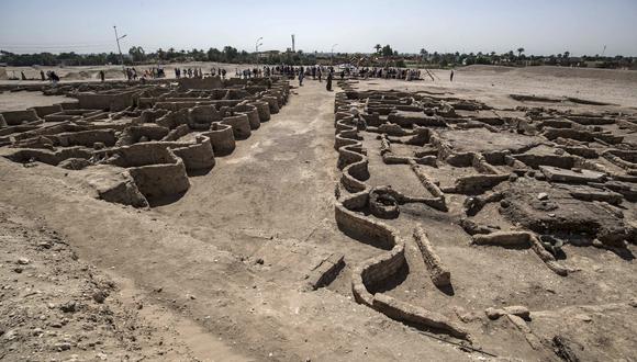 Ciudad oculta por 3000 años fue hallada a orillas del Nilo (Foto:  Khaled DESOUKI / AFP)