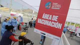 Más de un millón 431 mil peruanos fueron inmunizados contra el coronavirus