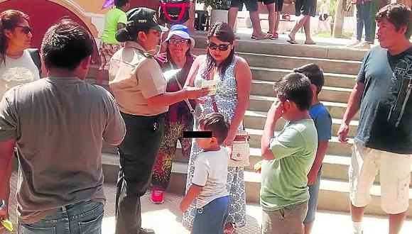 Autoridades refuerzan la seguridad en Huacachina