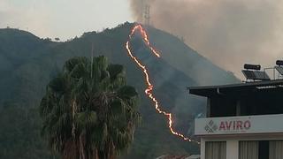 Incendio forestal en Chanchamayo fue extinguido, informó el COEN