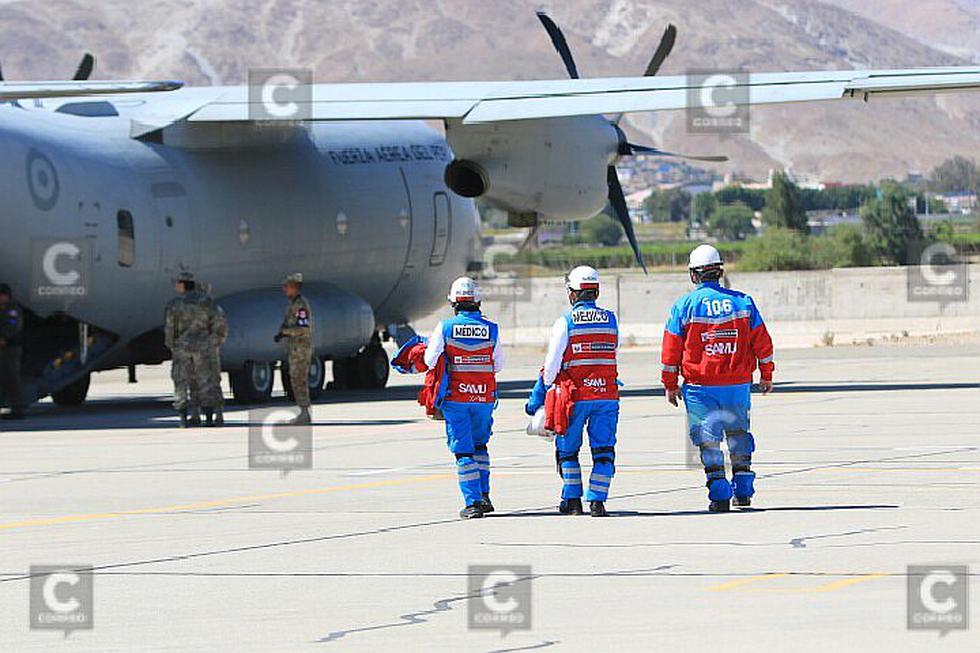 Cinco intoxicados de Ayacucho son trasladados a Arequipa