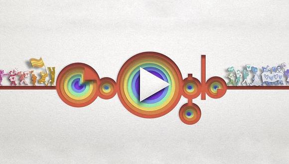 Google celebra los 50 años del Orgullo Gay con llamativo doodle (FOTOS)