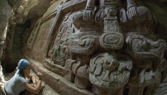 Descubren bello friso de la cultura Maya en Guatemala