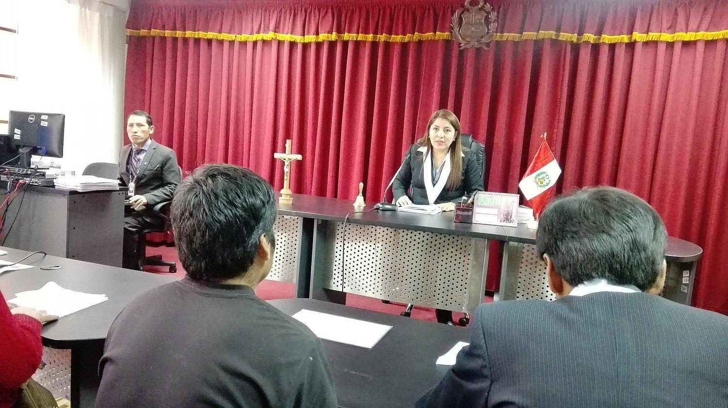 Corte Superior de Justicia realizó audiencia modelo