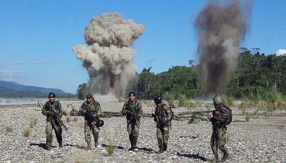 Destruyen pistas clandestinas y requisan droga en incursión militar en el Vraem