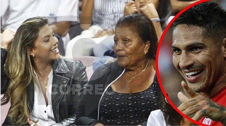 Alondra García Miró y Doña Peta juntas en el Estadio Nacional para alentar a Paolo Guerrero (FOTOS)