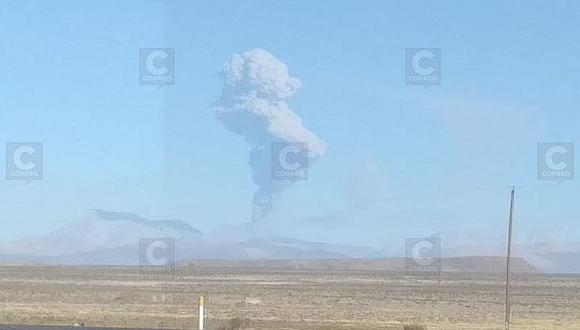 Una fuerte explosión se registró en el volcán Sabancaya (VIDEO)