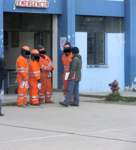 Nueve mineros hospitalizados por intoxicación con alimentos 