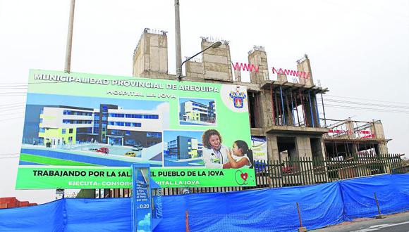 Reinician construcción de Centro de Salud de La Joya