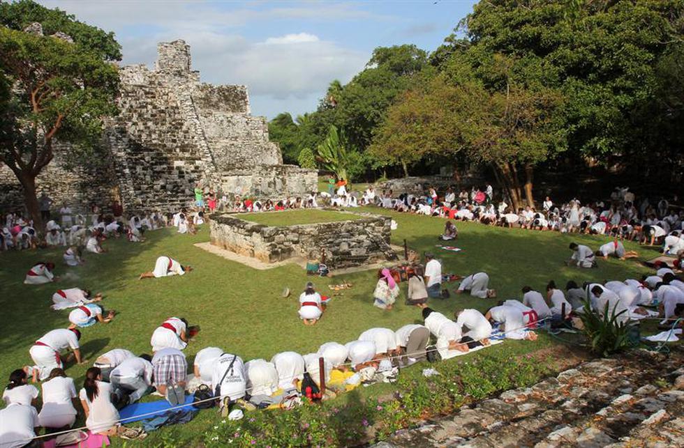 Fotos: México recibe la nueva era maya en Chichén Itzá