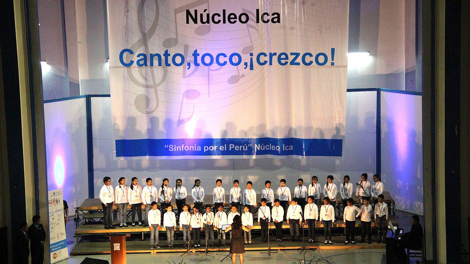 Núcleo Ica de Sinfonía por el Perú brilla en concierto