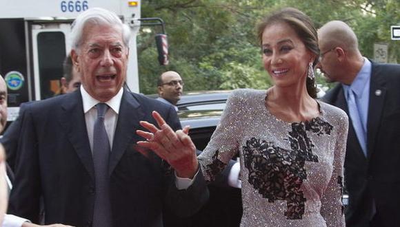 Mario Vargas Llosa e Isabel Preysler acuden a fiesta de Porcelanosa en Nueva York