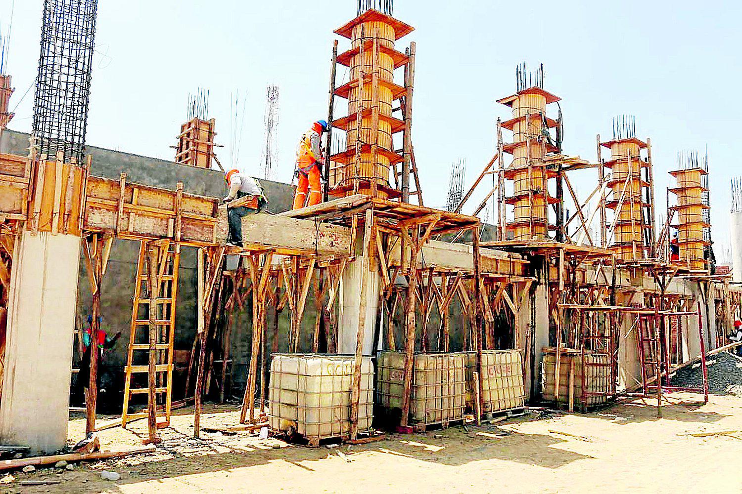 El estadio “Campeones del 36” registra un avance físico del 54% 