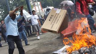 México: Saquean mesas de votación y queman urnas en la ciudad de Oaxaca (FOTOS)
