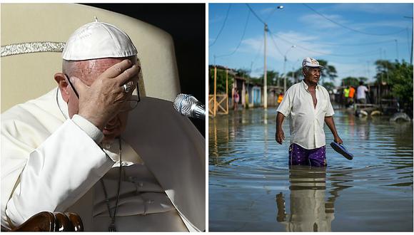 Papa Francisco dona 100.000 dólares para víctimas de lluvias e inundaciones