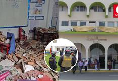 Municipalidad de Huaral clausuró colegio en el que colapsó techo en aula de inicial 