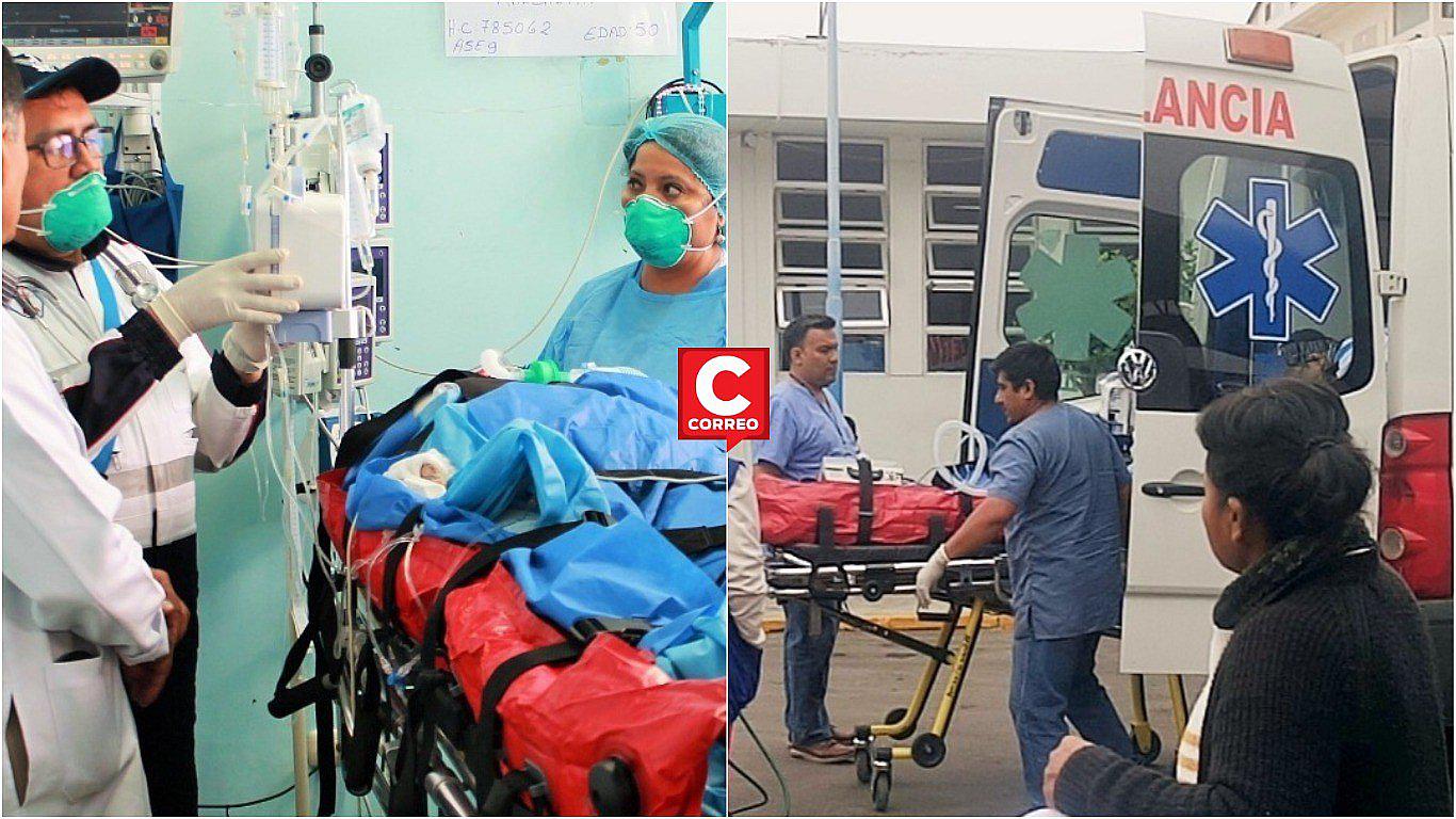 Una mujer con quemaduras en el 60% de su cuerpo es trasladada en ambulancia aérea a Lima