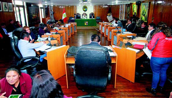 Opiniones divididas en Concejo Municipal de Huancayo por utilidades de 2019