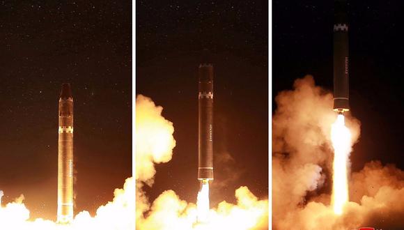 Corea del Norte muestra al mundo su nuevo misil balístico intercontinental (VIDEO)